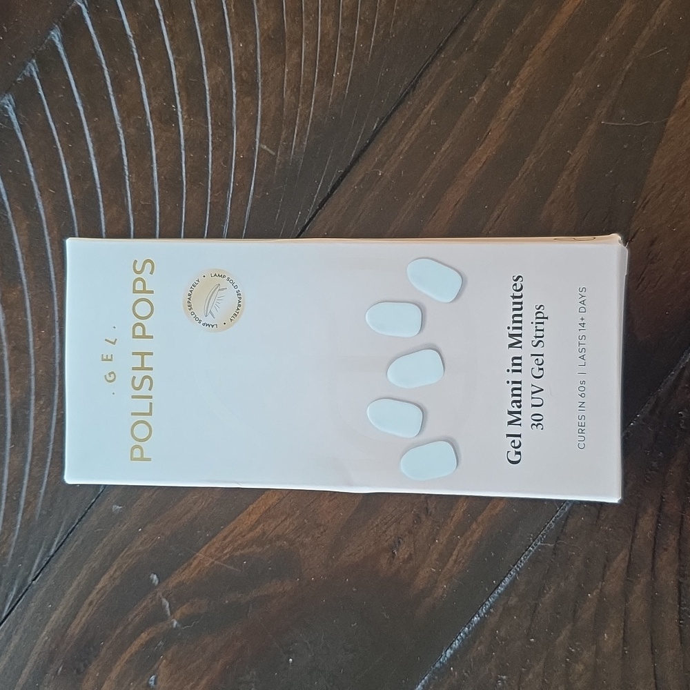 POLISH POPS!  New In Box! Gel Mani in Minutes - White Lie